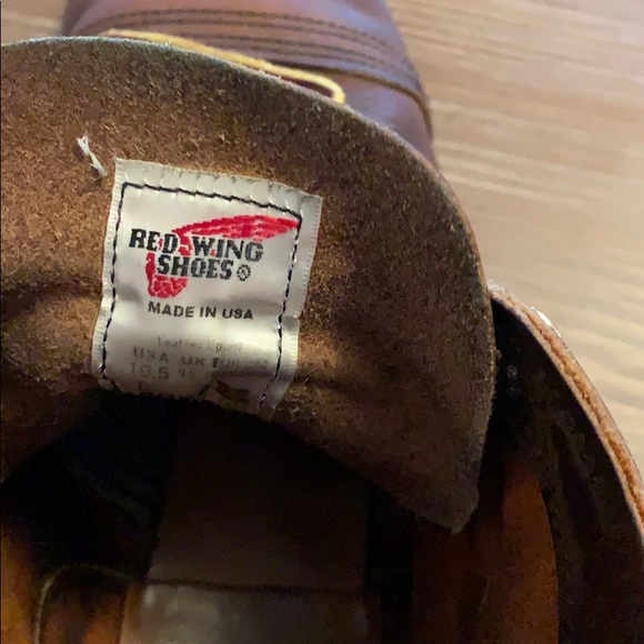 Men’s heritage leather red wing boots - Picture 4 of 6